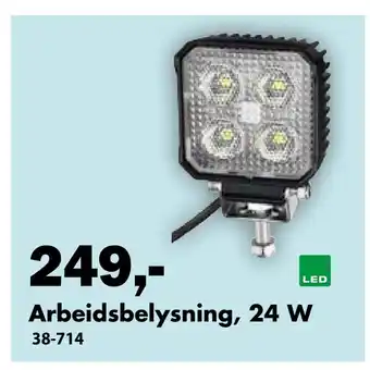 Biltema Arbeidsbelysning, 24 w tilbud