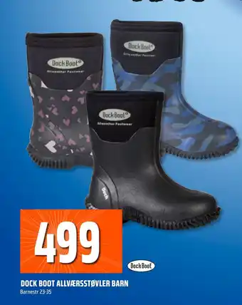 Coop Obs Dock boot allværsstøvler barn tilbud