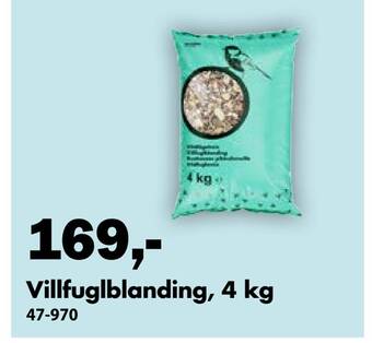 Biltema Villfuglblanding, 4 kg tilbud