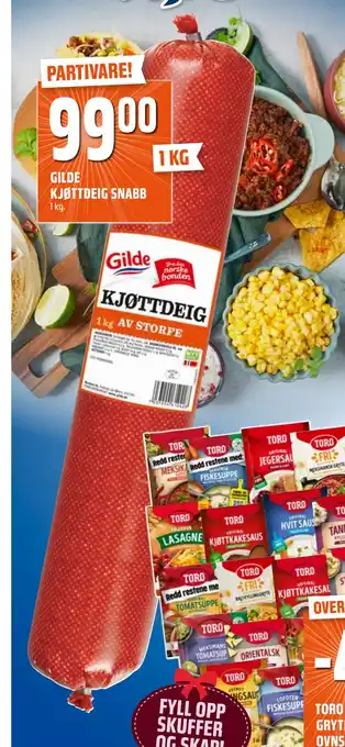 Coop Obs Gilde kjøttdeig snabb tilbud