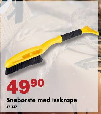 Biltema Snøbørste med isskrape tilbud
