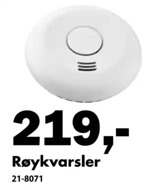 Biltema Røykvarsler tilbud