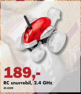 Biltema Rc snurrebil, 2,4 ghz tilbud