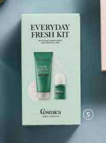 Apotek 1 Cosmica everyday fresh gavesett til herre hår- og kroppsvask og deo tilbud