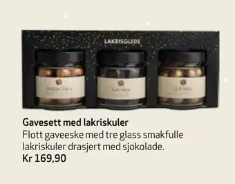 Apotek 1 Gavesett med lakriskuler tilbud