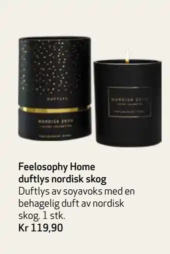 Apotek 1 Feelosophy home duftlys nordisk skog tilbud