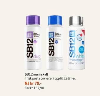 Apotek 1 Sb12 munnskyll tilbud