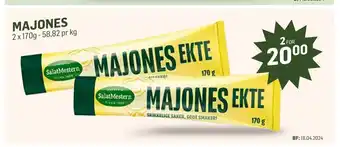 Holdbart Majones tilbud