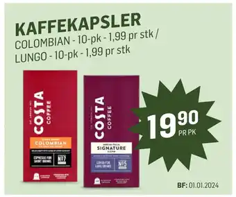 Holdbart Kaffekapsler tilbud