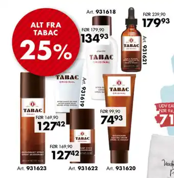 Tabac deodorant spray