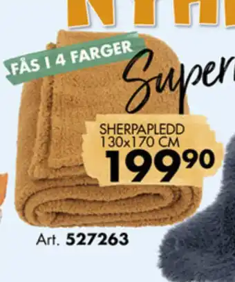 Sparkjøp Ukjent pledd tilbud