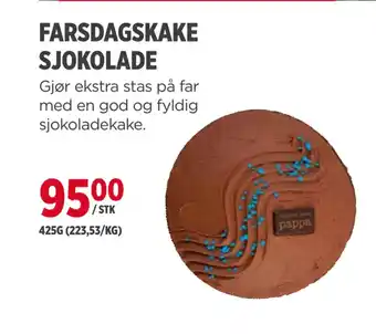 Meny Farsdagskake sjokolade tilbud