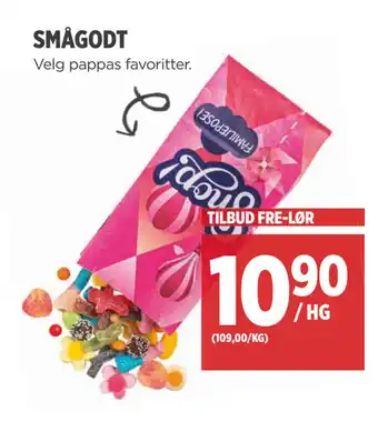 Meny Smågodt tilbud