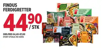 Jacobs Findus ferdigretter tilbud