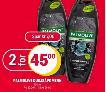 Coop Extra PALMOLIVE DUSJSÅPE MENN tilbud