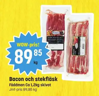 Eurocash Bacon och stekfläsk tilbud