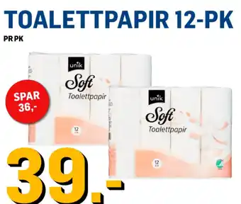 Price Lagerbutikk TOALETTPAPIR 12-PK tilbud