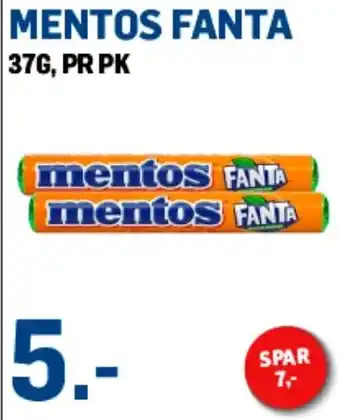 Price Lagerbutikk MENTOS FANTA tilbud