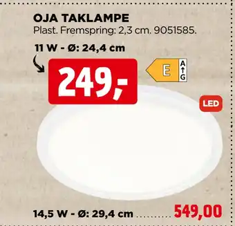 jem & fix Oja taklampe tilbud