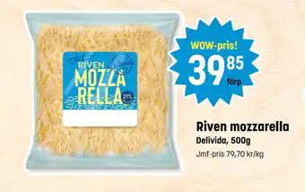 Eurocash Riven mozzarella tilbud