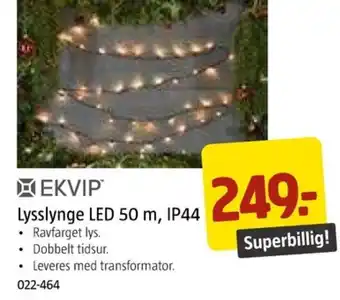 Jula Lysslynge LED 50 m, IP44 tilbud