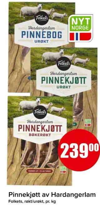Spar Pinnekjøtt av Hardangerlam tilbud