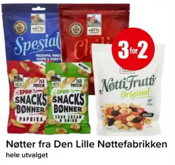 Spar Nøtter fra Den Lille Nøttefabrikken tilbud