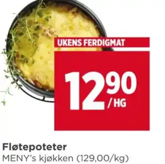Meny Fløtepoteter tilbud