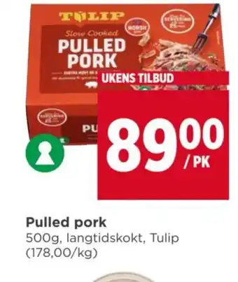 Meny Pulled pork tilbud