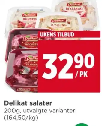 Meny Delikat salater tilbud