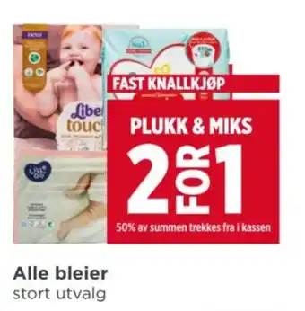 Meny Alle bleier tilbud