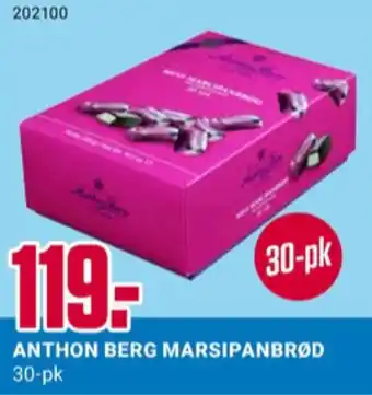 Europris Anthon berg marsipan tilbud