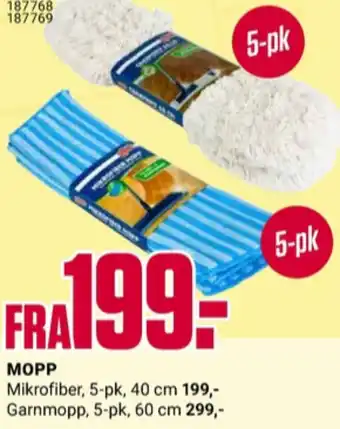 Europris Effekt moppklut tilbud