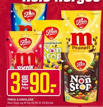 Europris Freia sjokolade tilbud