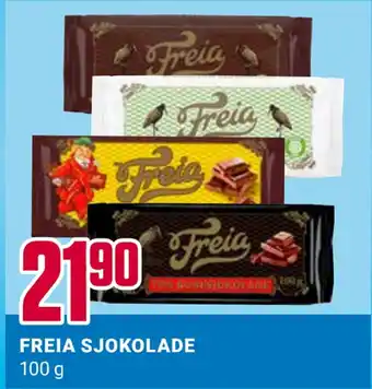 Europris Freia sjokolade tilbud