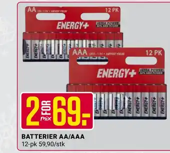 Europris Batterier aa/aaa tilbud