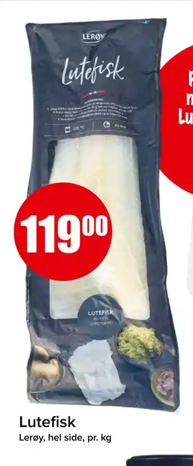 Spar Lutefisk tilbud