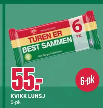 Europris Kvikk lunsj tilbud