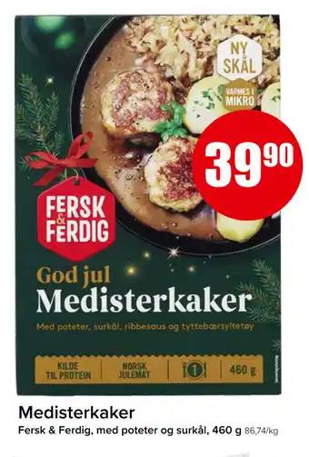 Spar Medisterkaker tilbud