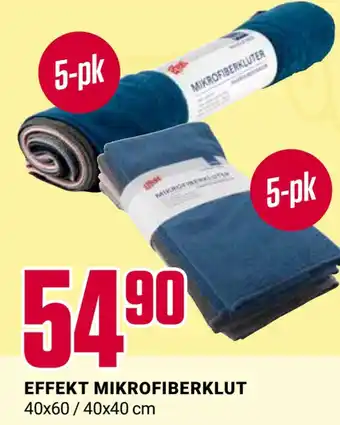 Europris Effekt mikrofiberklut tilbud