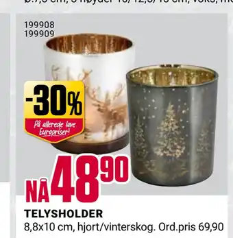Europris Telysholder tilbud