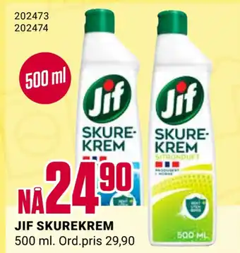 Europris Jif skurekrem tilbud