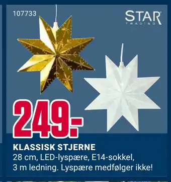 Europris Klassisk stjerne tilbud