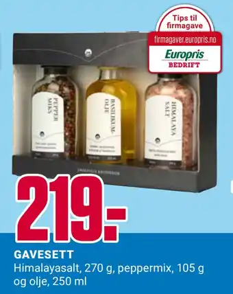 Europris Gavesett tilbud