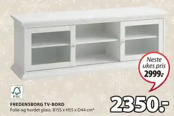 JYSK Fredensborg tv-bord tilbud