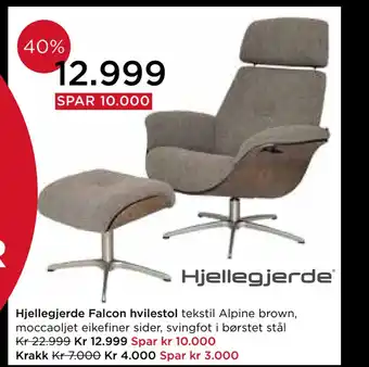 Møbelringen Hjellegjerde falcon hvilestol tilbud
