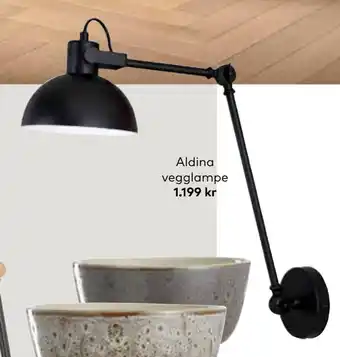 Skeidar Aldina vegglampe tilbud