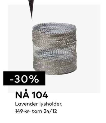 Skeidar Lavender lysholder tilbud