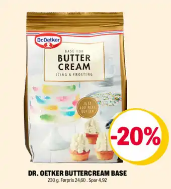 Coop Extra DR. OETKER BUTTERCREAM BASE tilbud