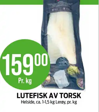 Kiwi LUTEFISK AV TORSK Lerøy tilbud